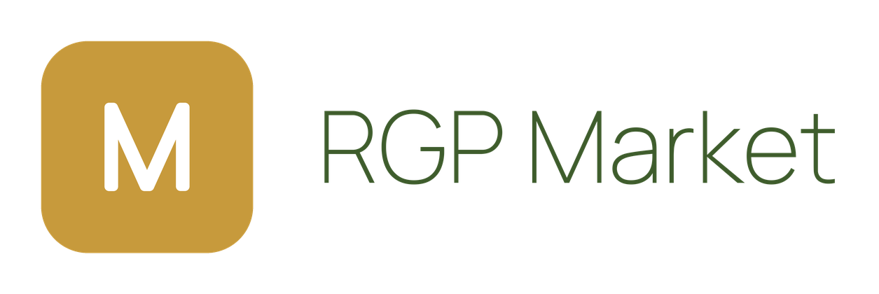 Логотип RGP Market с текстом